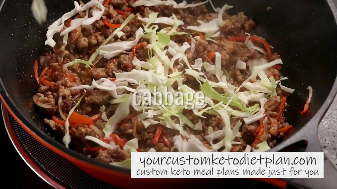 Keto Chili Black Bean Pork Cabbage Stir Fry Recipe Get your custom keto plan